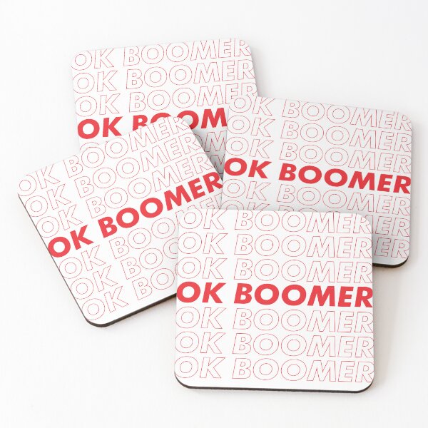 Item preview, OK BOOMER Typography designed and sold by dobbyf.