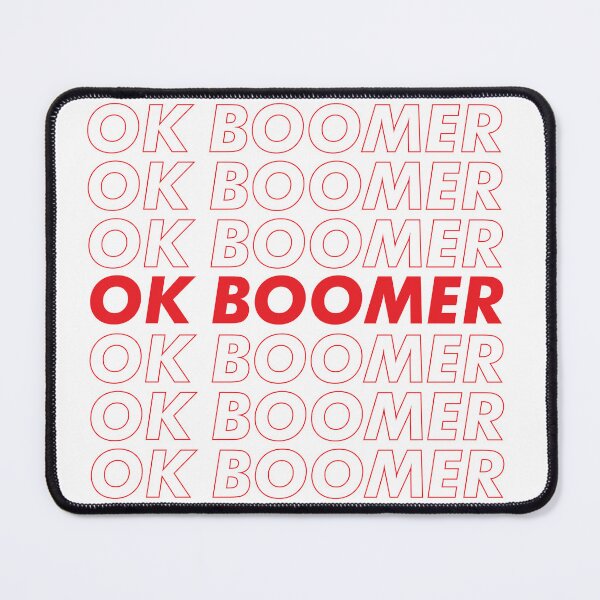 Item preview, OK BOOMER Typography designed and sold by dobbyf.