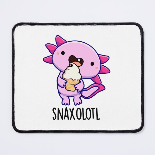Item preview, Snaxolotl Funny Axolotl Pun designed and sold by punnybone.