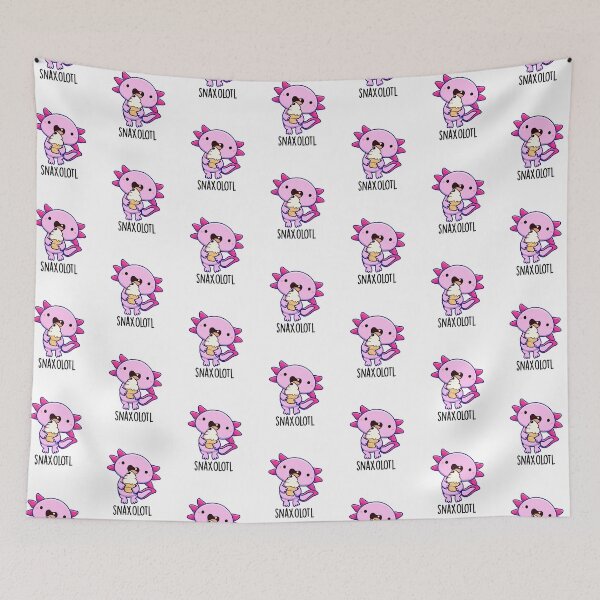 Item preview, Snaxolotl Funny Axolotl Pun  designed and sold by punnybone.