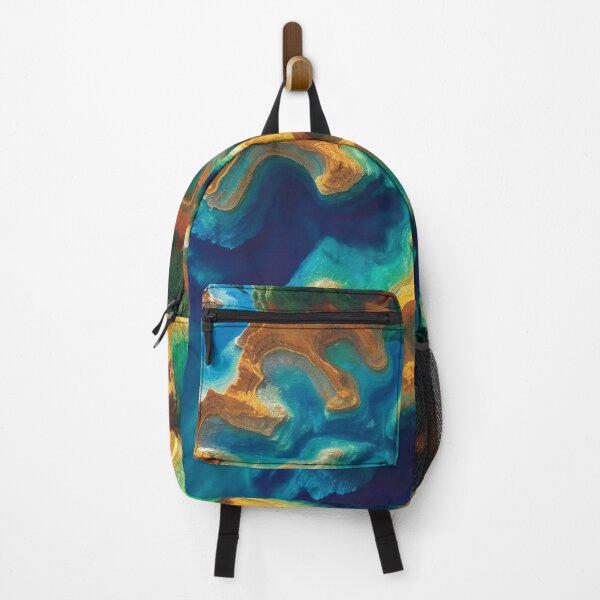 Item preview, Sculpted Aqua Canyons - Bird's Eye View designed and sold by EtherealEchoes.