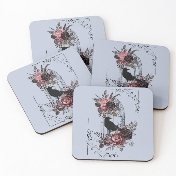 Item preview, Gothic Flowers and Birds designed and sold by ValsCrazyCats.