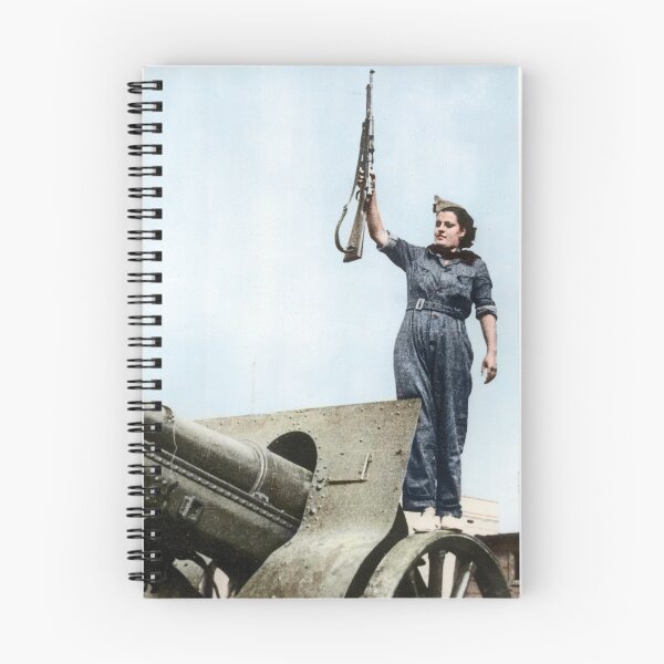 Item preview, Spanish militia volunteer in Barcelona, 1936 designed and sold by Cassowary Colorizations.