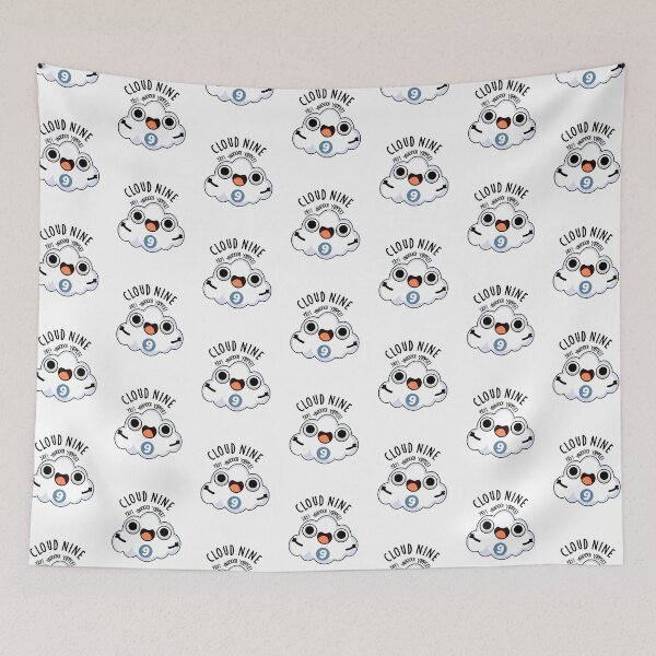 Item preview, Cloud Nine Funny Weather Pun  designed and sold by punnybone.