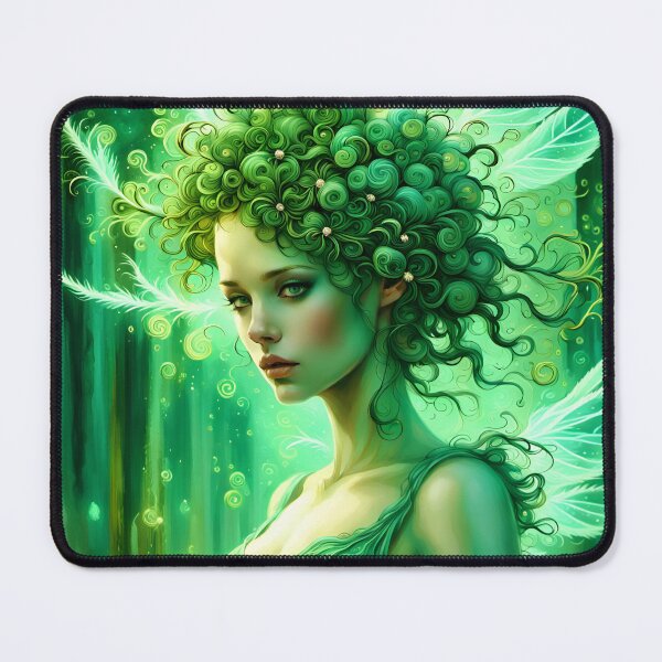 Item preview, Emerald Plume Tree Fairy designed and sold by Bright-Moonrise.