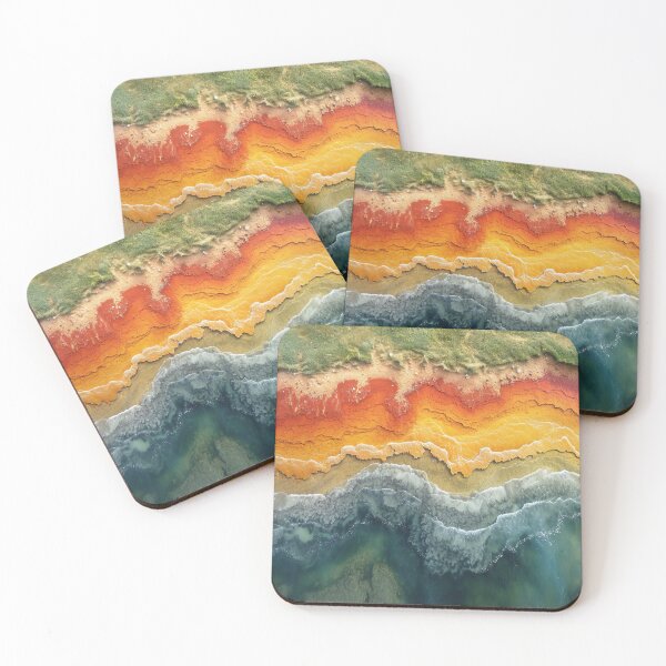 Item preview, Earthen Waves - Bird's Eye View designed and sold by EtherealEchoes.