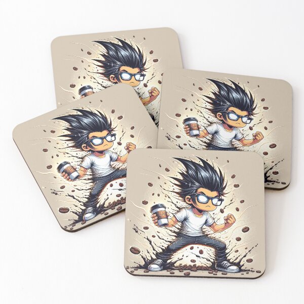 Item preview, Caffeinated Saiyan Code: The Art of Anime, Java, and Journeys Beyond designed and sold by TuringTacoTales.