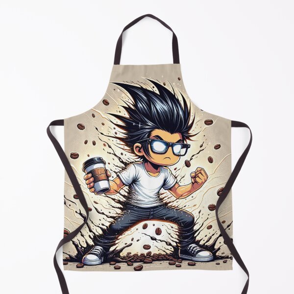 Item preview, Caffeinated Saiyan Code: The Art of Anime, Java, and Journeys Beyond designed and sold by TuringTacoTales.