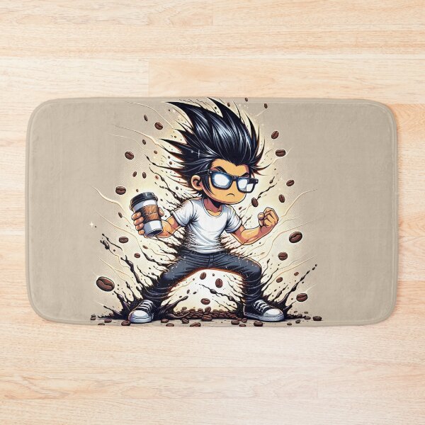 Item preview, Caffeinated Saiyan Code: The Art of Anime, Java, and Journeys Beyond designed and sold by TuringTacoTales.