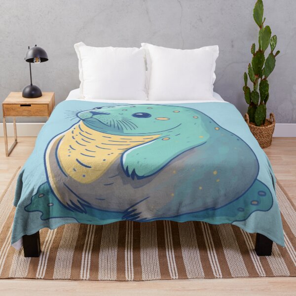 Vista previa del artículo con la obra «Adorable cría de foca gorda: divertido diseño de foca para amantes de las focas», diseñado y vendido por dimaxstore.