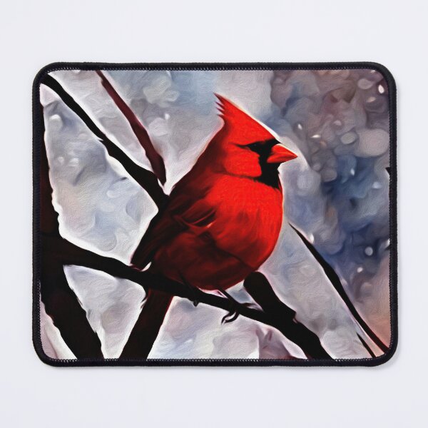 Item preview, Cardinal In Winter designed and sold by Leslie Montgomery Art.