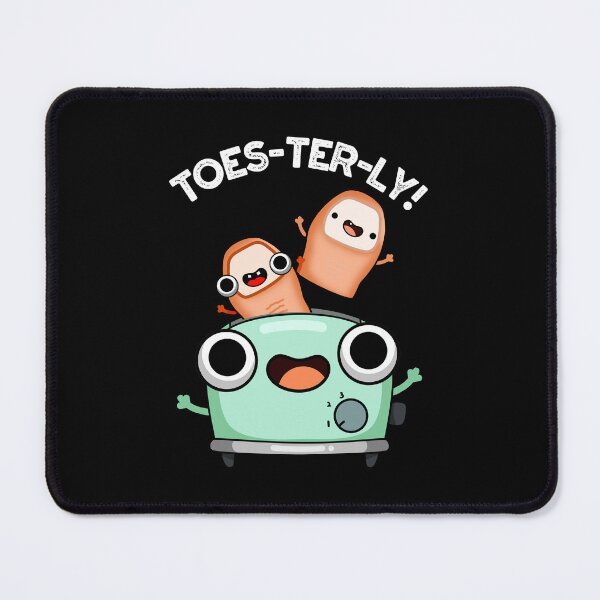 Item preview, Toes-terly Funny Toe Pun (Dark BG) designed and sold by punnybone.