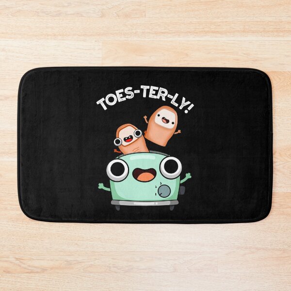 Item preview, Toes-terly Funny Toe Pun (Dark BG) designed and sold by punnybone.