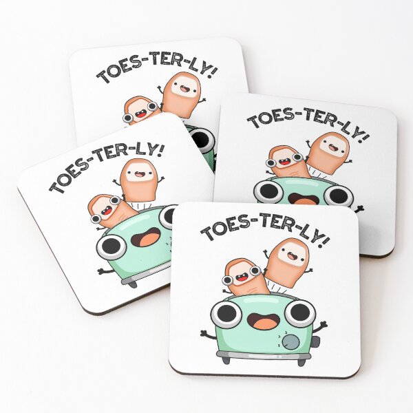 Item preview, Toes-terly Funny Toe Pun  designed and sold by punnybone.