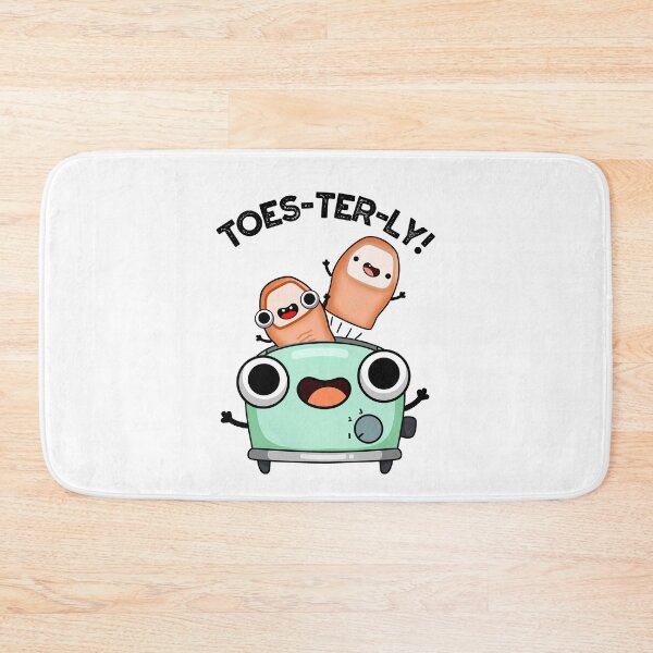 Item preview, Toes-terly Funny Toe Pun  designed and sold by punnybone.