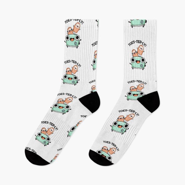 Item preview, Toes-terly Funny Toe Pun  designed and sold by punnybone.
