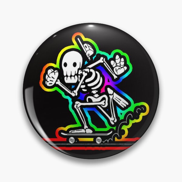 Item preview, skate skeleton designed and sold by Ratatatts.