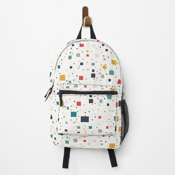Item preview, Pattern of Colorful Shapes and Dots on White Background designed and sold by celiacreatec.