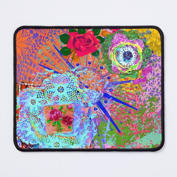 Item preview, Jelly And Jam Fibre Art Collage Print by Jo Hilder designed and sold by Sister Jo Bangles.
