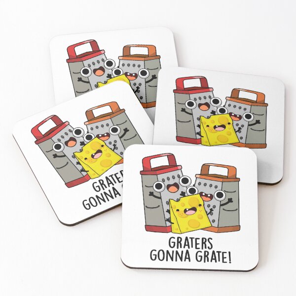 Item preview, Graters Gonna Grate Funny Cheese Pun  designed and sold by punnybone.