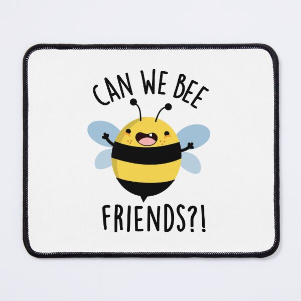 Item preview, Can We Bee Friends Funny Bug Pun  designed and sold by punnybone.