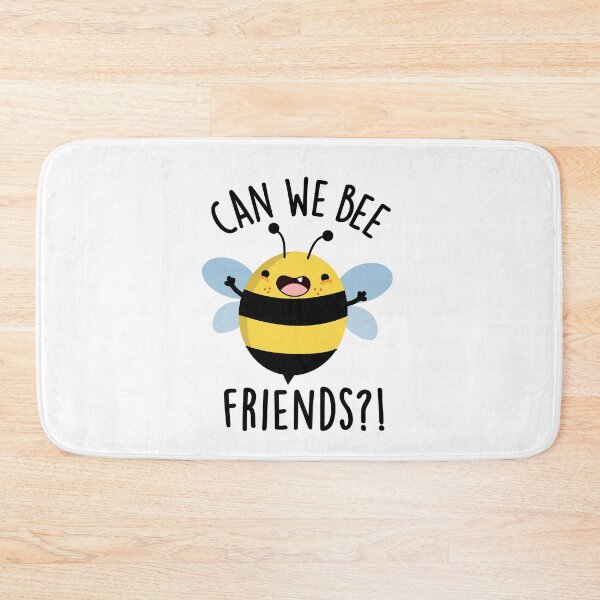 Item preview, Can We Bee Friends Funny Bug Pun  designed and sold by punnybone.