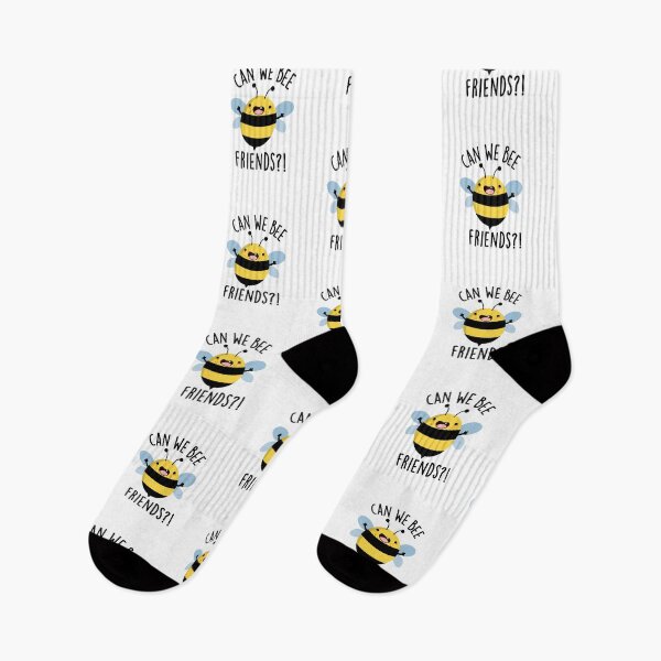 Item preview, Can We Bee Friends Funny Bug Pun  designed and sold by punnybone.