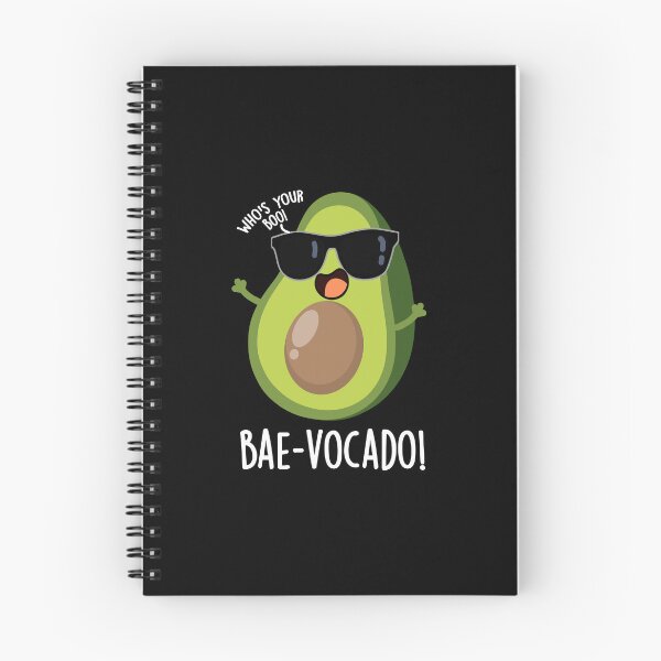 Item preview, Bae-vocado Funny Avocado Pun (Dark BG) designed and sold by punnybone.