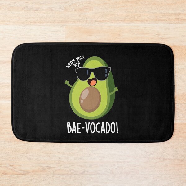 Item preview, Bae-vocado Funny Avocado Pun (Dark BG) designed and sold by punnybone.