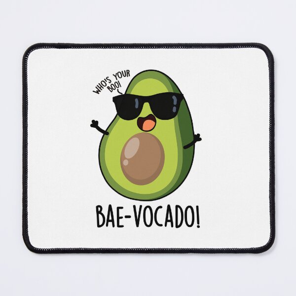 Item preview, Bae-vocado Funny Avocado Pun designed and sold by punnybone.