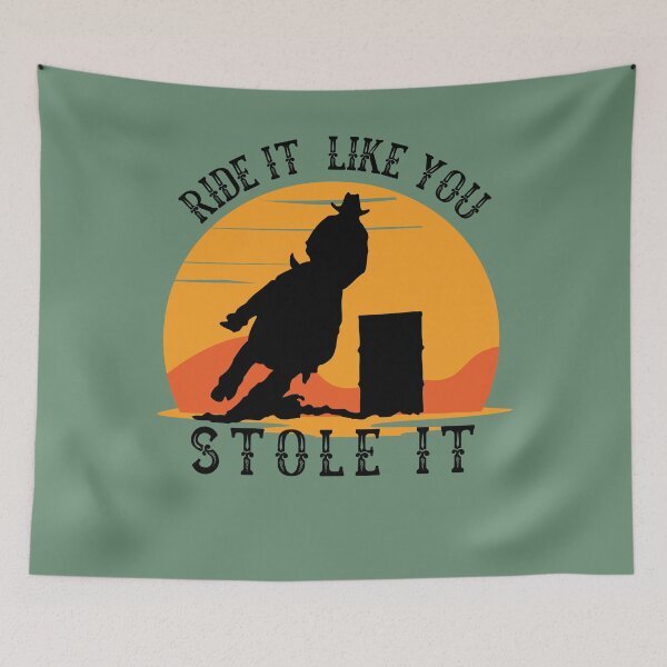 Item preview, Ride it like you stole it barrel race for horse lovers designed and sold by Lady-Frost.