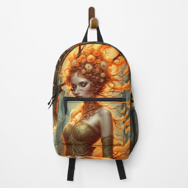 Item preview, Orange Plume Tree Fairy - Changeling designed and sold by Bright-Moonrise.