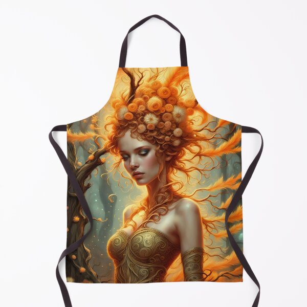 Item preview, Orange Plume Tree Fairy - Changeling designed and sold by Bright-Moonrise.