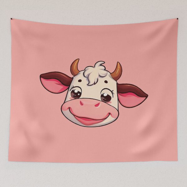 Item preview, Cute happy cartoon cow designed and sold by HarridanCreates.