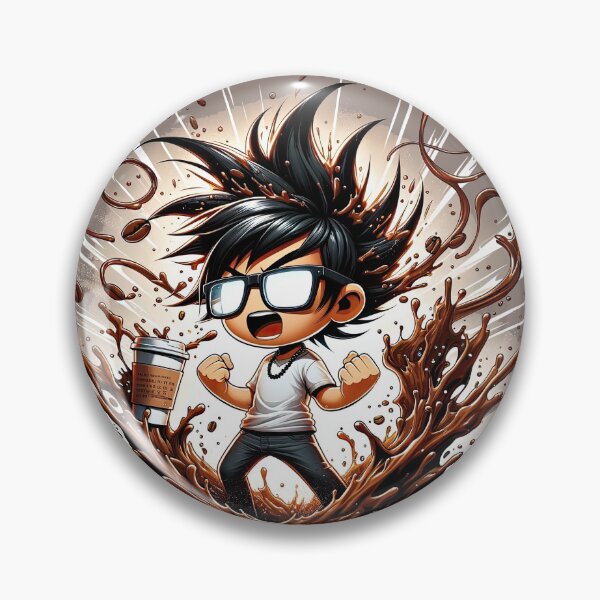 Item preview, Dynamic Developer's Delight: A Sayayin Surge in Coffee Cosmos designed and sold by TuringTacoTales.