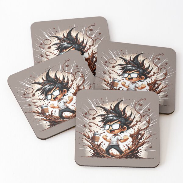 Item preview, Dynamic Developer's Delight: A Sayayin Surge in Coffee Cosmos designed and sold by TuringTacoTales.