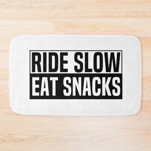Item preview, Ride Slow Eat Snacks Funny Cycling Humor designed and sold by HalloweenGift.