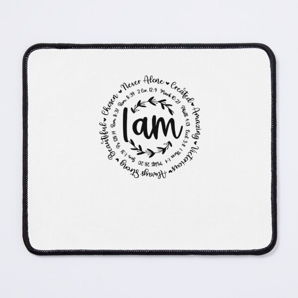 Item preview, I Am Inspiration Jesus Christian Bible Verse Religious God designed and sold by taaddison50.