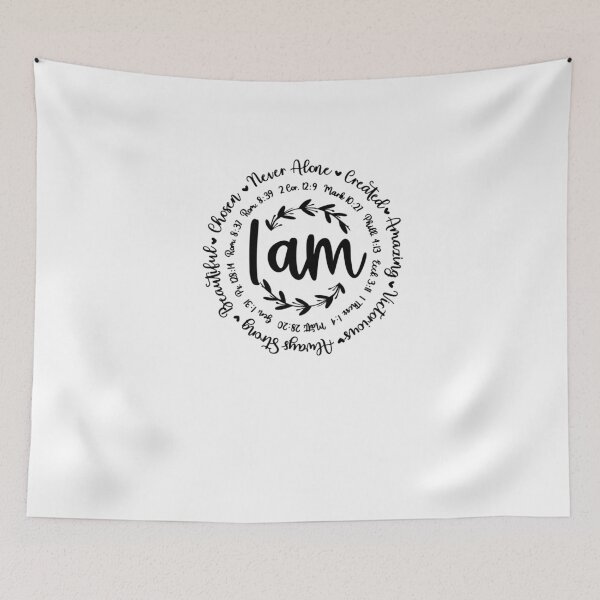 Item preview, I Am Inspiration Jesus Christian Bible Verse Religious God designed and sold by taaddison50.