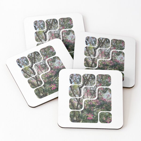 Item preview, Pink Flowers in a Tree: A Touch of Beauty designed and sold by tadeba.