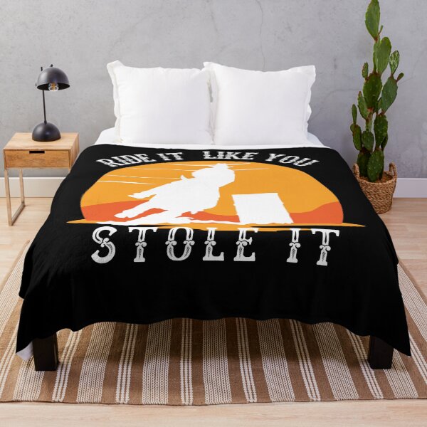 Item preview, Ride it like you stole it barrel race for cowboys and designed and sold by Lady-Frost.
