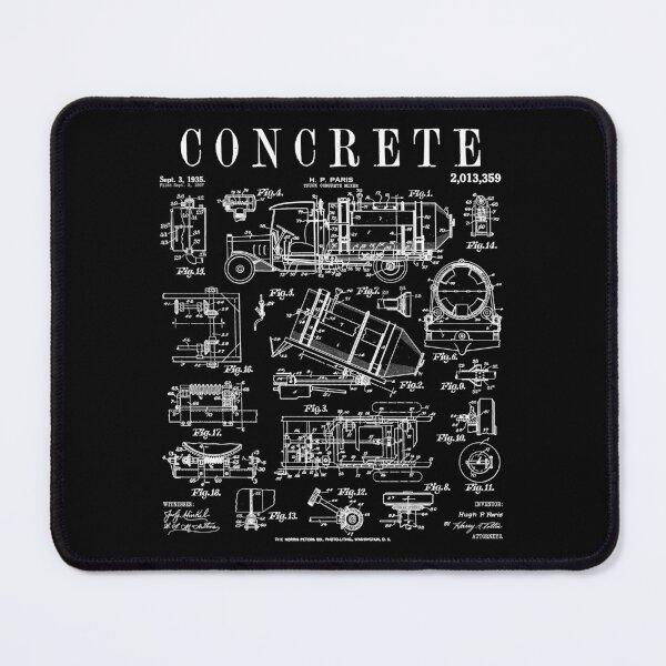 Item preview, Concrete Truck Driver Cement Mixer Retro Vintage Patent designed and sold by GrandeDuc.
