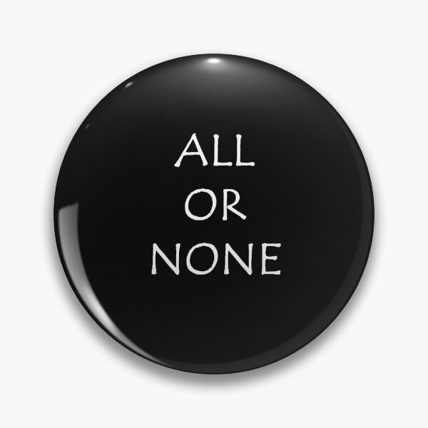 Item preview, All or none designed and sold by WordsMusic.