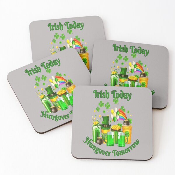 Item preview, Irish Today Hungover Tomorrow, Let The Shenanigans Begin, Lucky Shamrock Irish Culture, Shenanigans Squad   designed and sold by Adri Barnard.