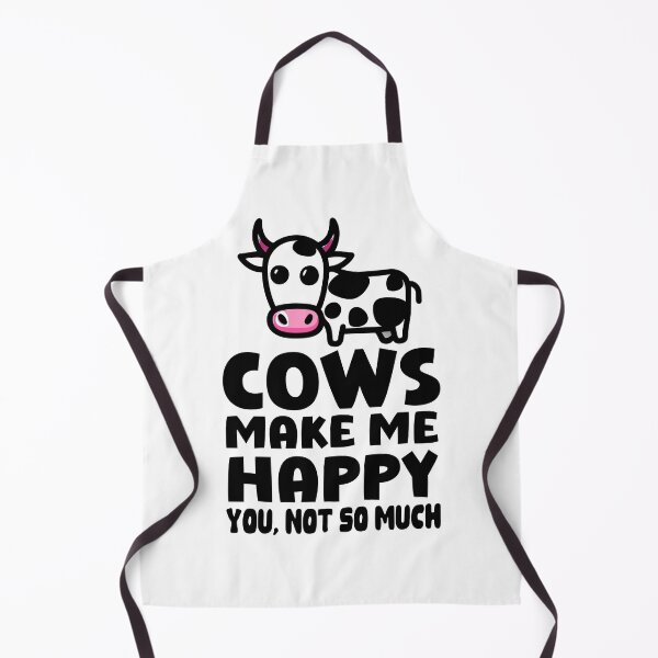 Item preview, Cows Make Me Happy You Not So Much Funny Cow Lover designed and sold by HippoInkStudio.