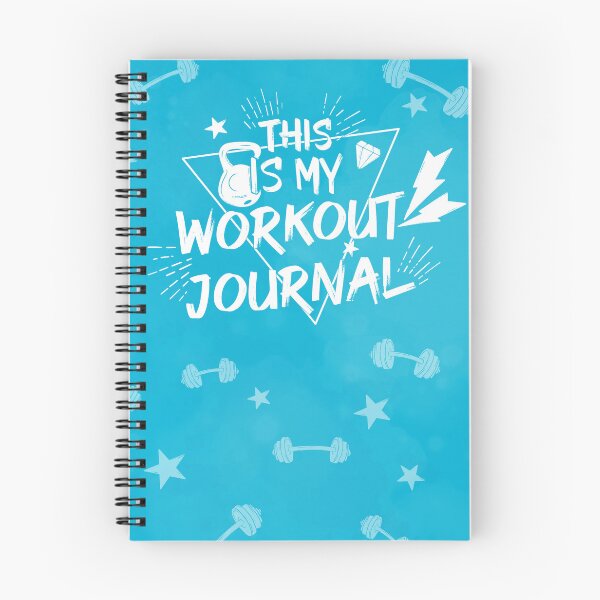 Item preview, Fitness Journal: Track Your Progress, Achieve Your Goals, Personalised Workout Notes designed and sold by ShutterStudios.