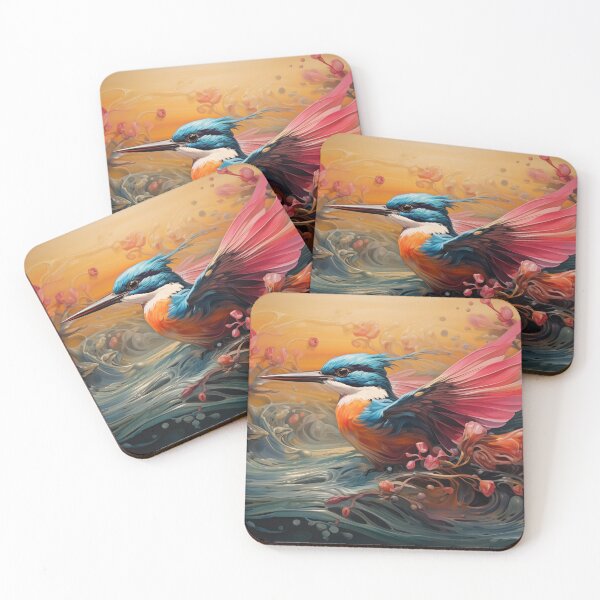 Item preview, kingfisher colorful designed and sold by 7Bluedragon (Jane art collection).