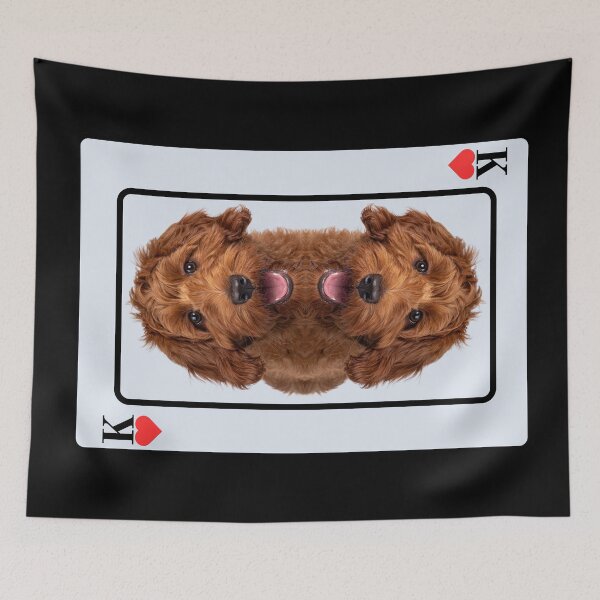 Item preview, Labradoodle King Of Hearts designed and sold by HighwayForSouls.
