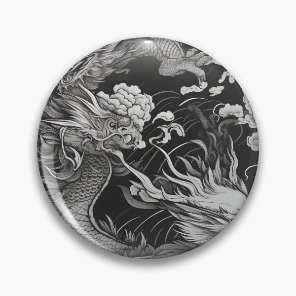 Item preview, Traditional Japanese Dragon Tattoo Pattern designed and sold by Studio Bankai.