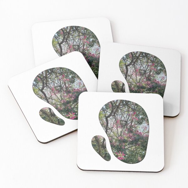 Item preview, Pink Flowers in a Tree: A Touch of Beauty designed and sold by tadeba.